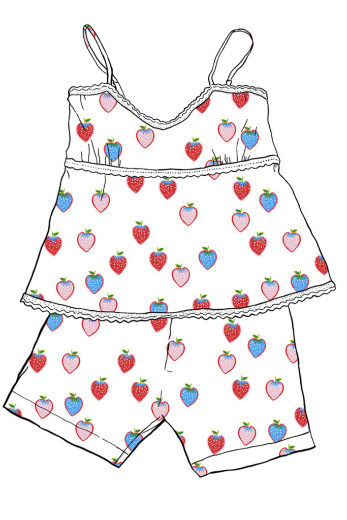 Strawberry Shorty Pajamas