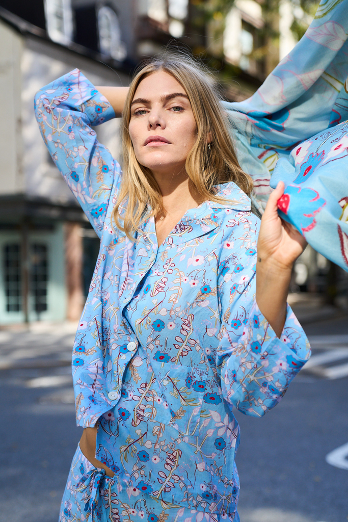 Blooms in Blue