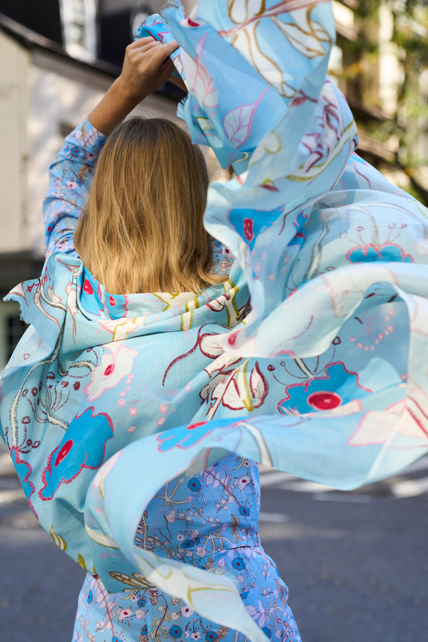 Ocean Blue Floral