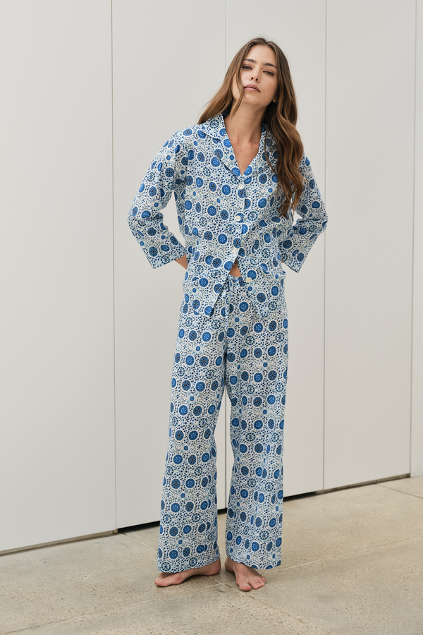 Suzani Blue PJ Long Sleeve