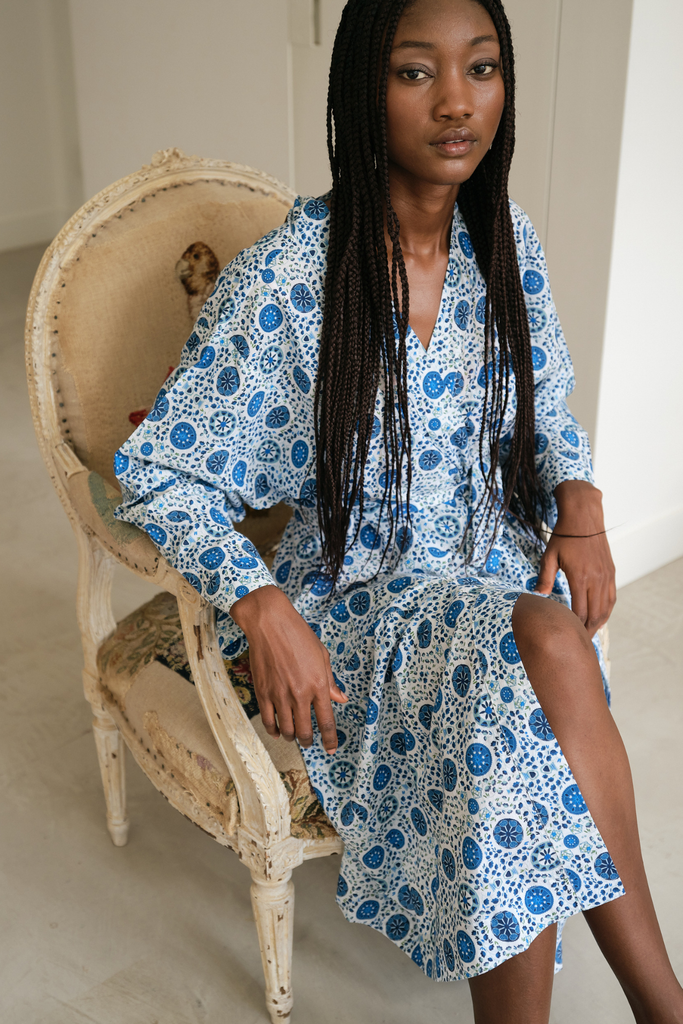 Suzani Blue Robe