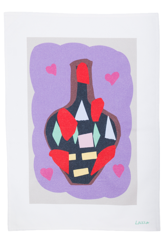Tea Towel Vase
