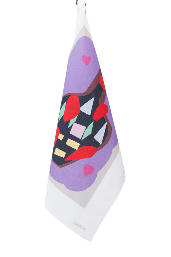 Tea Towel Vase