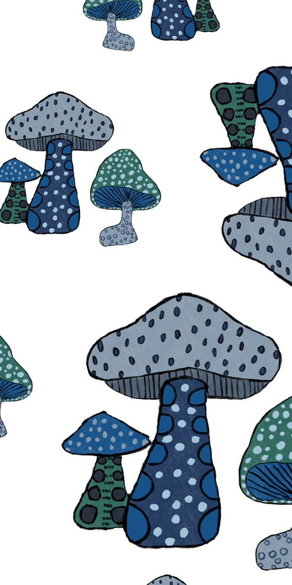Blue Mushroom Jammies