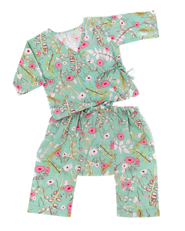 Blooms in Mint Baby Playset
